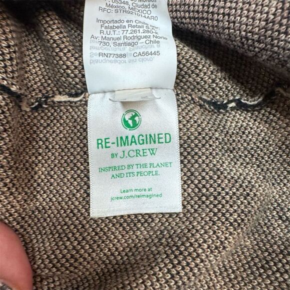 EUC J. Crew Women's Leopard Print Sweater Dress Brown Knee Length XXS - Picture 5 of 8